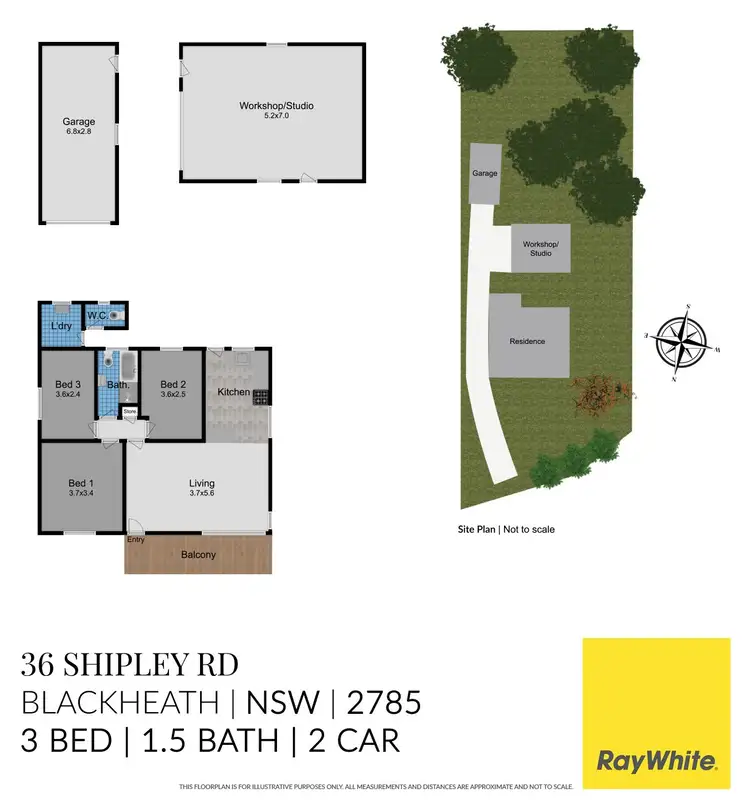 Floorplan of Homely house listing, 36 Shipley Road, Blackheath NSW 2785
