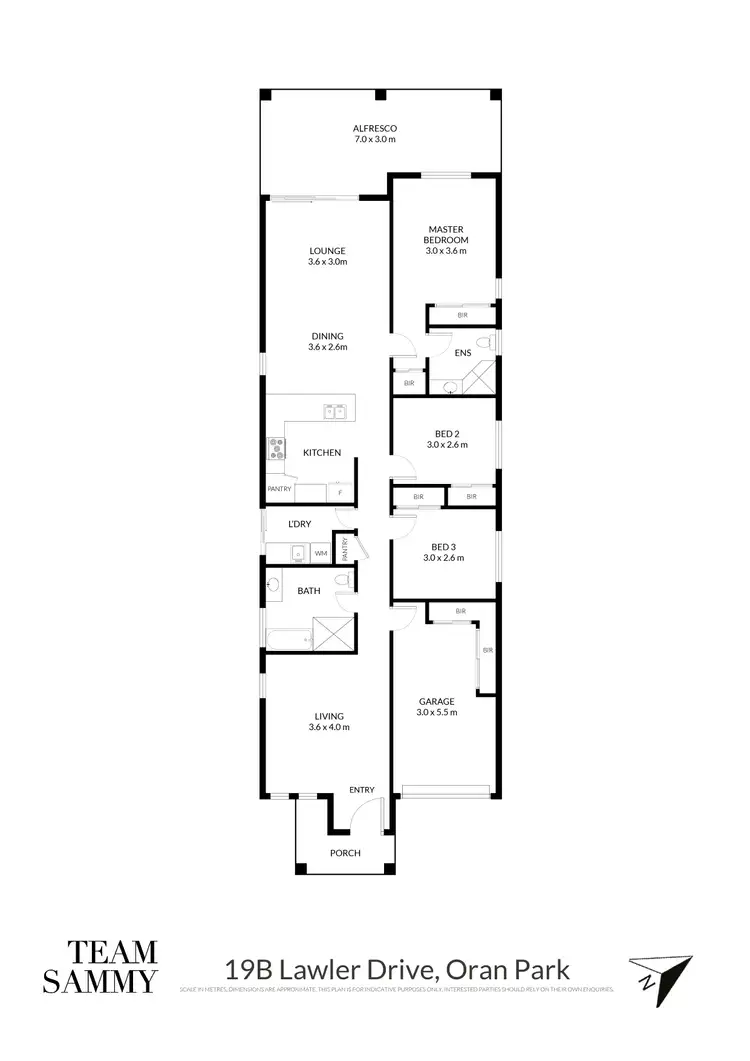 Floorplan of Homely house listing, 19b Lawler Drive, Oran Park NSW 2570