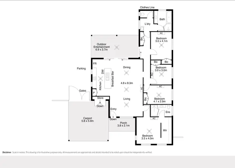Floorplan of Homely house listing, 2 Banu Avenue, Cable Beach WA 6726
