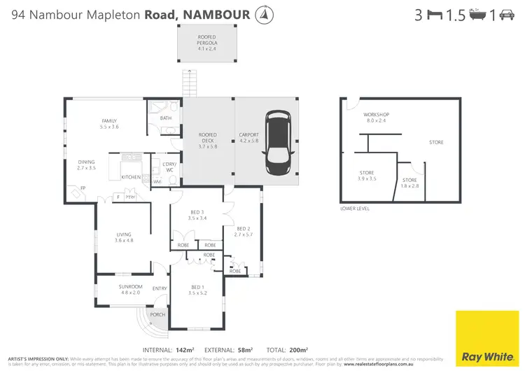 Floorplan of Homely house listing, 94 Nambour Mapleton Road, Nambour QLD 4560