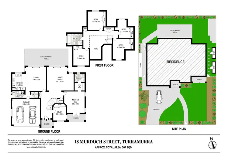 Floorplan of Homely house listing, 18 Murdoch Street, Turramurra NSW 2074