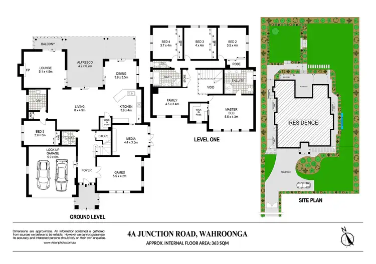 Floorplan of Homely house listing, 4A Junction Road, Wahroonga NSW 2076