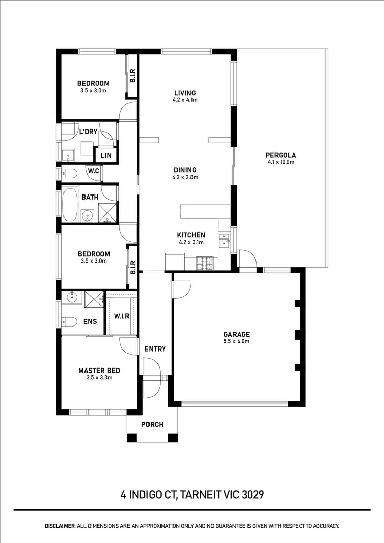 Floorplan of Homely house listing, 4 Indigo Court, Tarneit VIC 3029