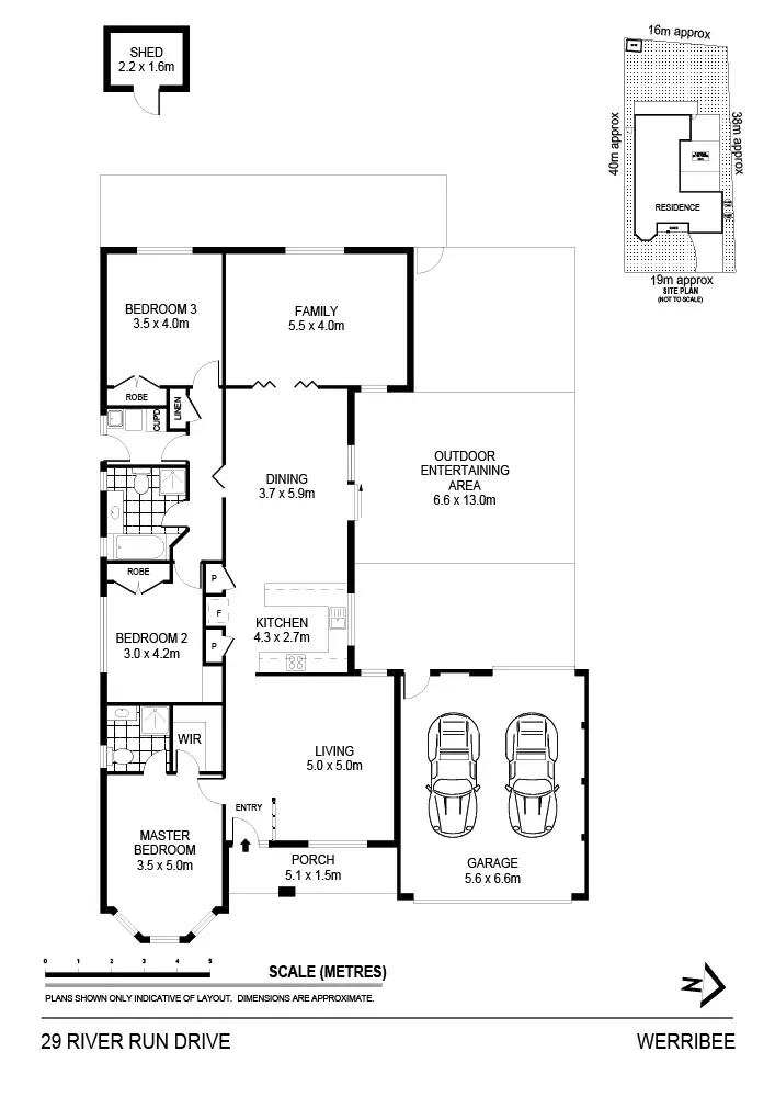 Floorplan of Homely house listing, 29 River Run Drive, Werribee VIC 3030