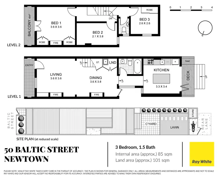 Floorplan of Homely house listing, 50 Baltic Street, Newtown NSW 2042