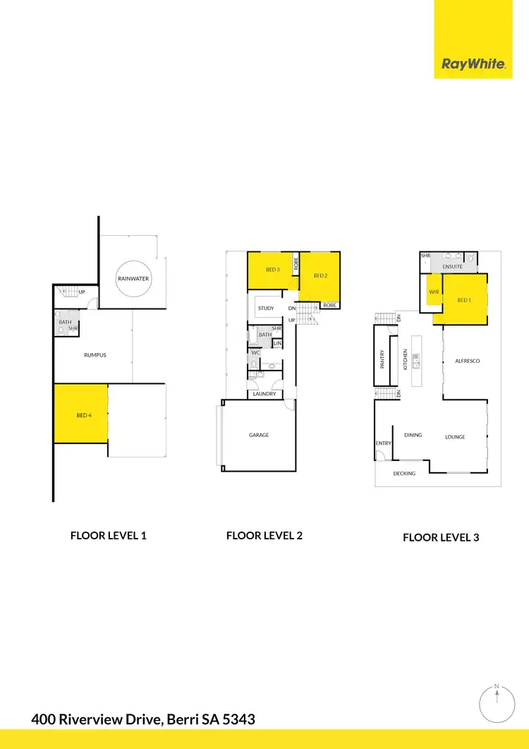 Floorplan of Homely house listing, 400 Riverview Drive, Berri SA 5343