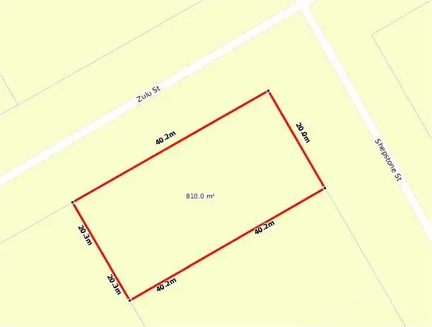 Floorplan of Homely land listing, 27 Shepstone Street, Quorn SA 5433