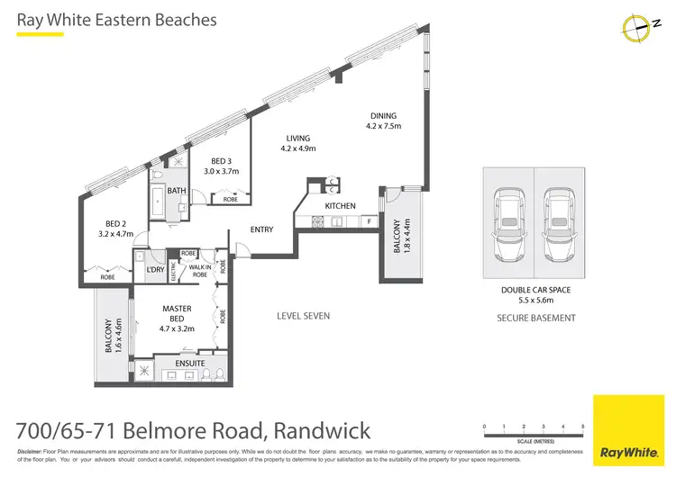 Floorplan of Homely apartment listing, 700/65-71 Belmore Road, Randwick NSW 2031