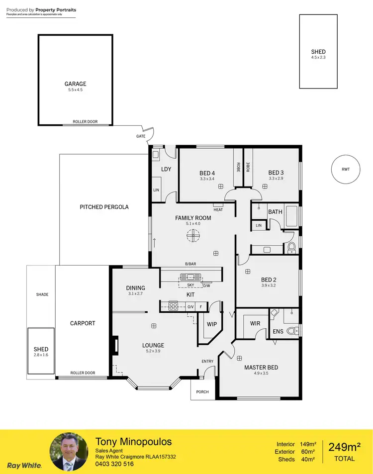 Floorplan of Homely house listing, 18 Queen Street, Willaston SA 5118