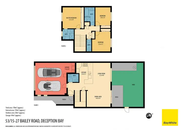 Floorplan of Homely house listing, 47/15-27 Bailey Road, Deception Bay QLD 4508