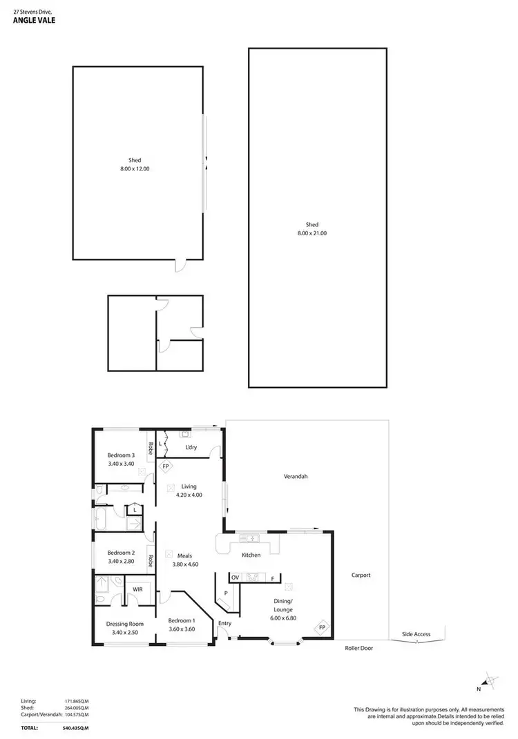 Floorplan of Homely other listing, 27 Stevens Drive, Angle Vale SA 5117