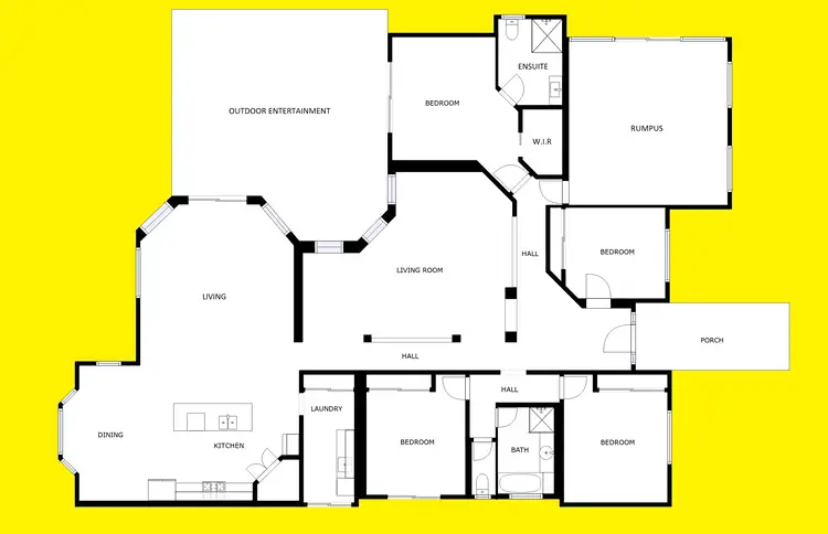 Floorplan of Homely house listing, Lot 1, 267 Dow Avenue, Irymple VIC 3498