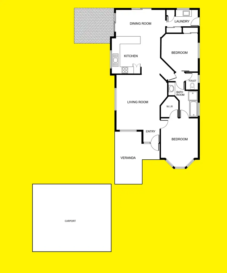 Floorplan of Homely house listing, 16/257-265 Ninth Street, Mildura VIC 3500
