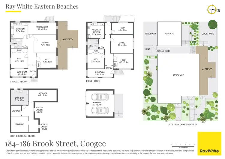 Floorplan of Homely house listing, 184-186 Brook Street, Coogee NSW 2034