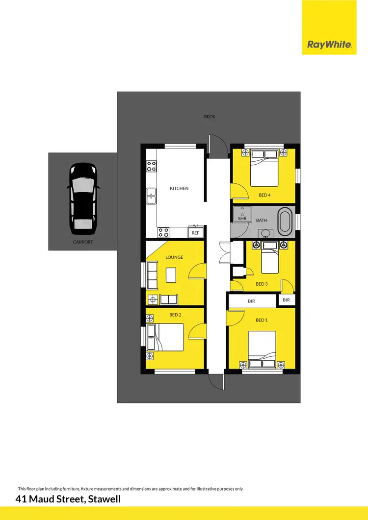 Floorplan of Homely house listing, 41 Maud Street, Stawell VIC 3380