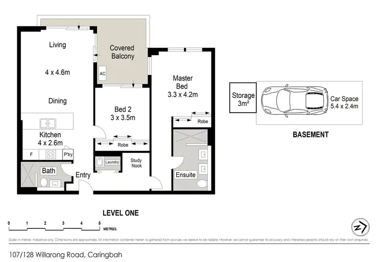 Floorplan of Homely apartment listing, 107/128 Willarong Road, Caringbah NSW 2229