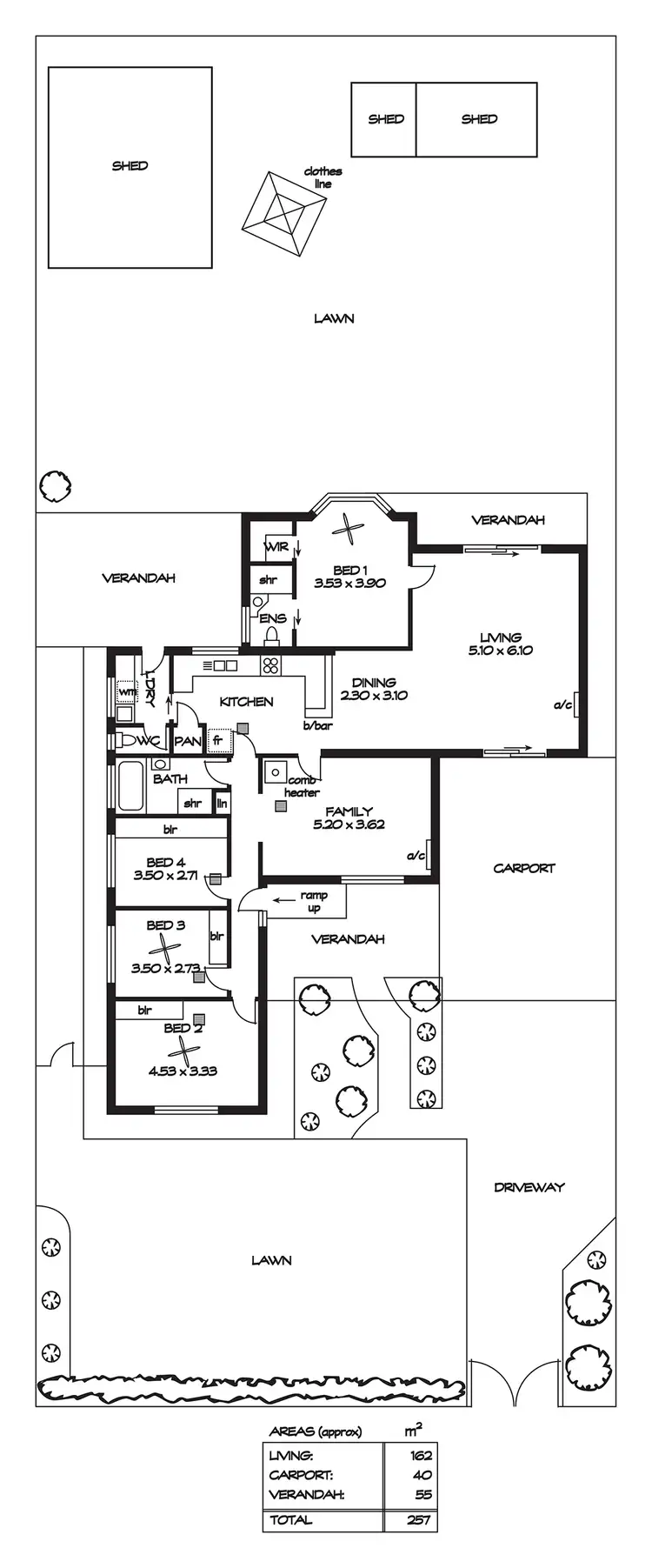 Floorplan of Homely house listing, 22 Hussey Terrace, Pooraka SA 5095