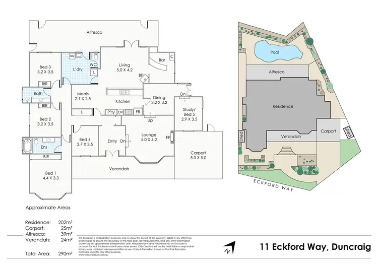 Floorplan of Homely house listing, 11 Eckford Way, Duncraig WA 6023