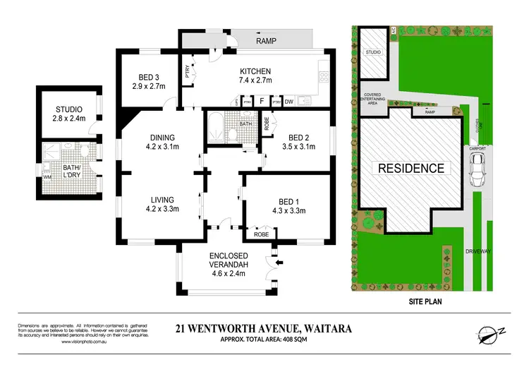 Floorplan of Homely house listing, 21 Wentworth Avenue, Waitara NSW 2077