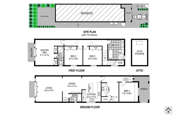 Floorplan of Homely house listing, 13A Glenayr Avenue, North Bondi NSW 2026