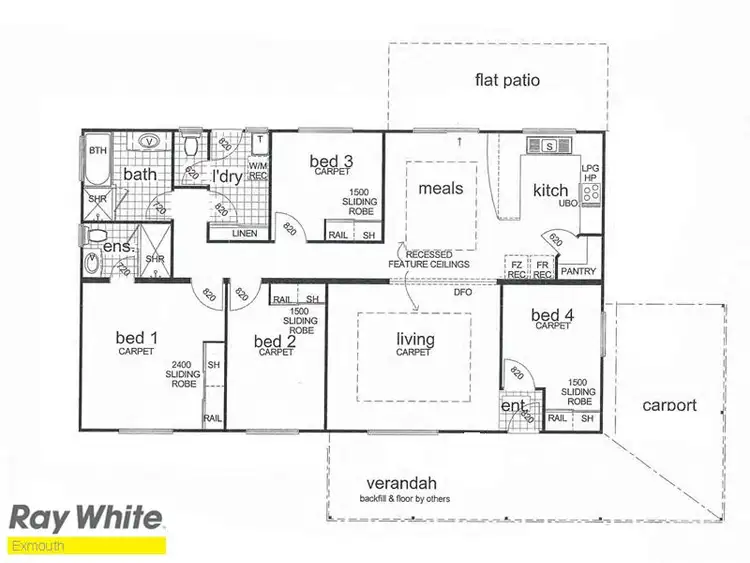 Floorplan of Homely house listing, 5A Maunsell Corner, Onslow WA 6710