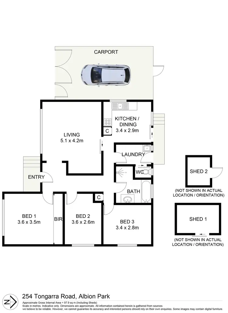 Floorplan of Homely house listing, 254 Tongarra Road, Albion Park NSW 2527