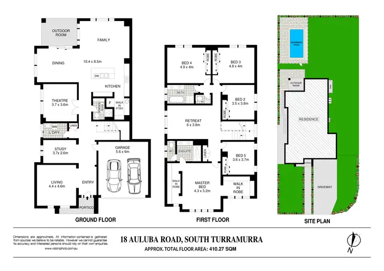 Floorplan of Homely house listing, 18 Auluba Road, Turramurra NSW 2074