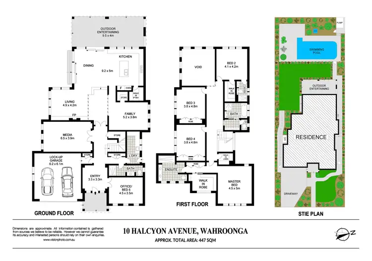 Floorplan of Homely house listing, 10 Halcyon Avenue, Wahroonga NSW 2076