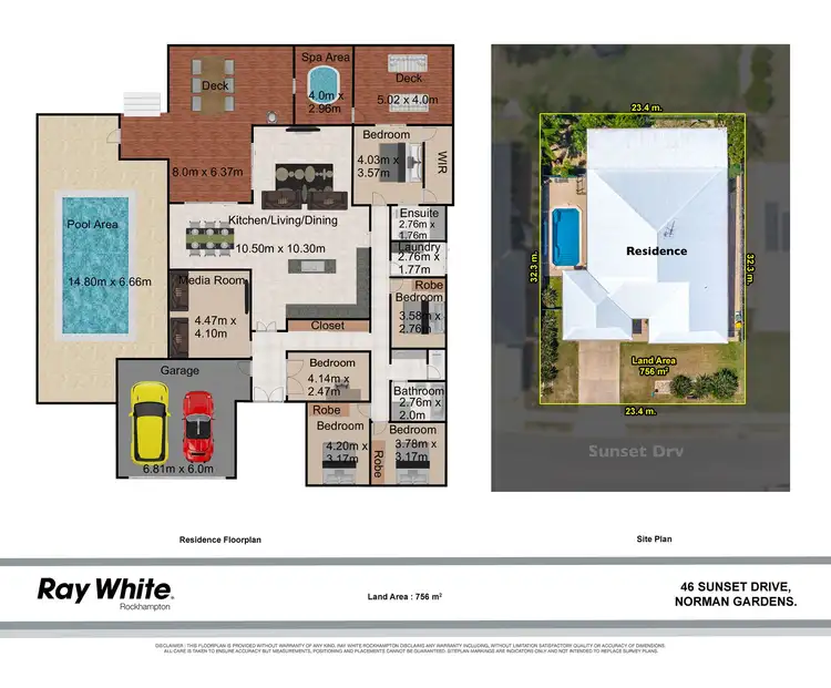 Floorplan of Homely house listing, 46 Sunset Drive, Norman Gardens QLD 4701