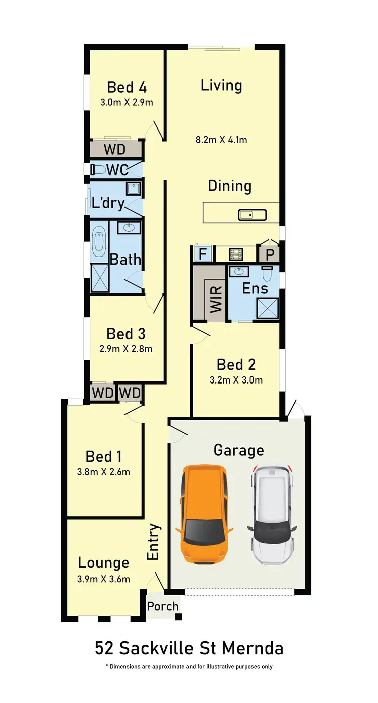 Floorplan of Homely house listing, 52 Sackville Street, Mernda VIC 3754