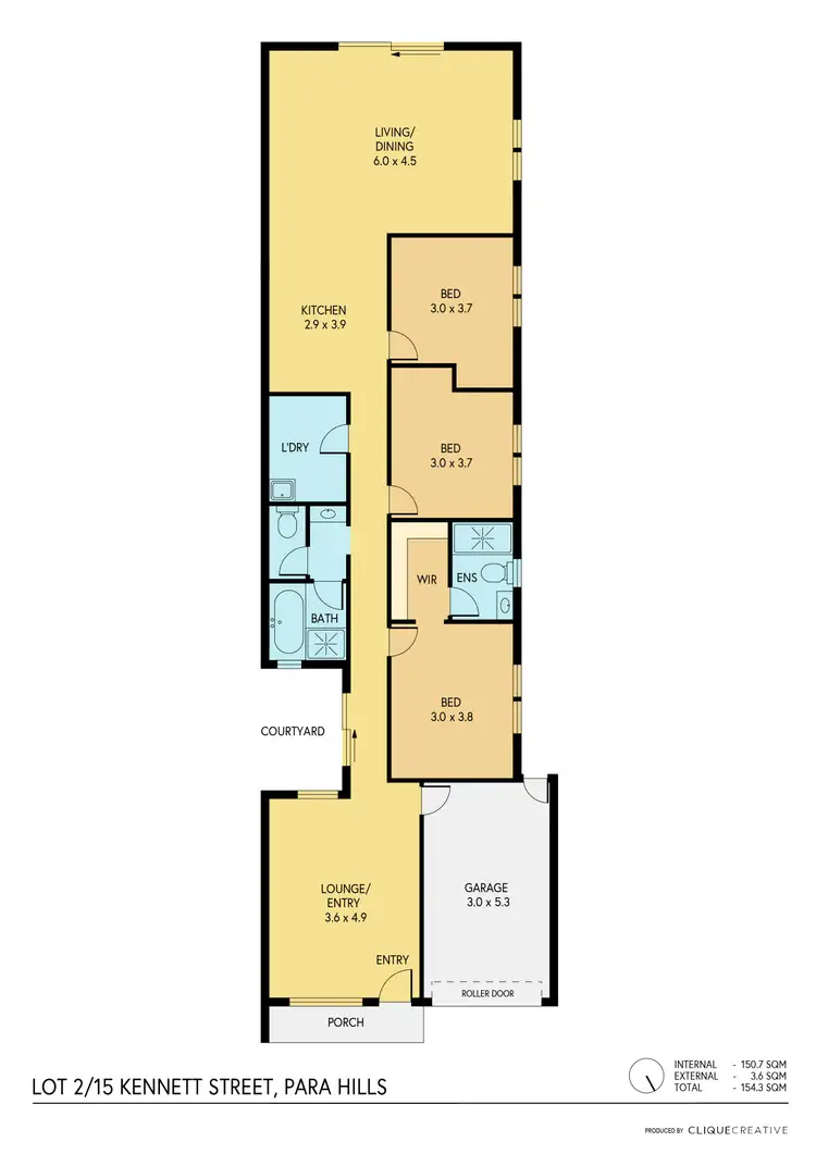 Floorplan of Homely house listing, Unit 2/15 Kennett Street, Para Hills SA 5096
