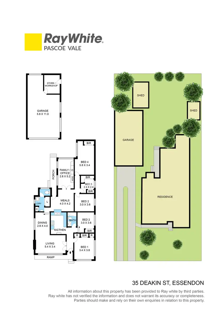 Floorplan of Homely house listing, 35 Deakin Street, Essendon VIC 3040