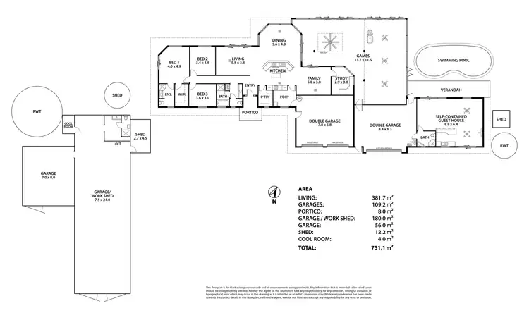 Floorplan of Homely house listing, 30 Murrayview Road, Tailem Bend SA 5260