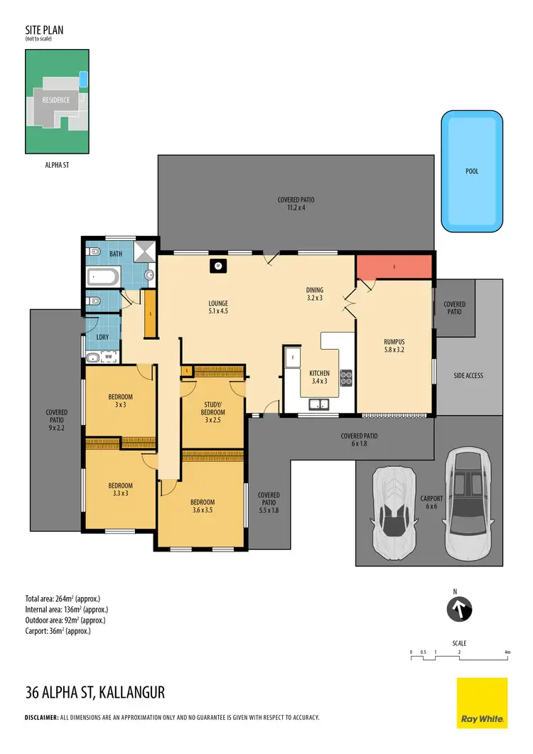 Floorplan of Homely house listing, 36 Alpha Street, Kallangur QLD 4503
