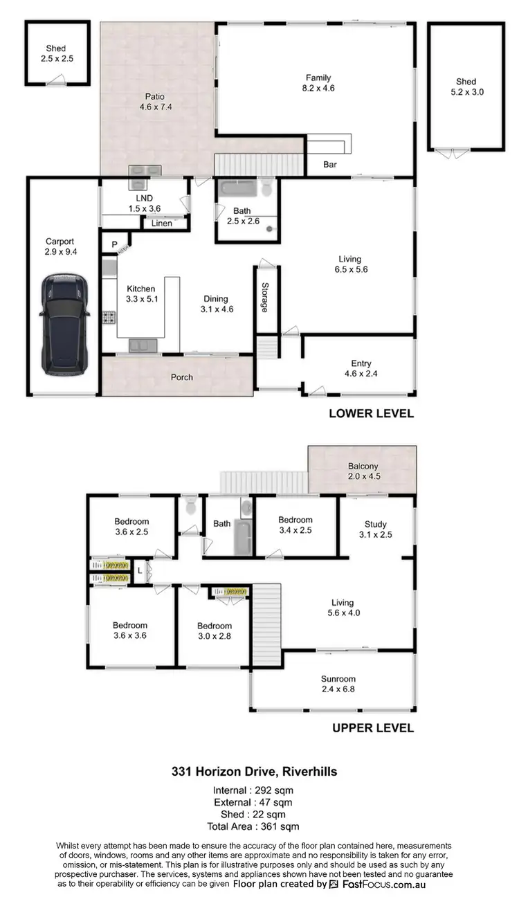 Floorplan of Homely house listing, 331 Horizon Drive, Riverhills QLD 4074