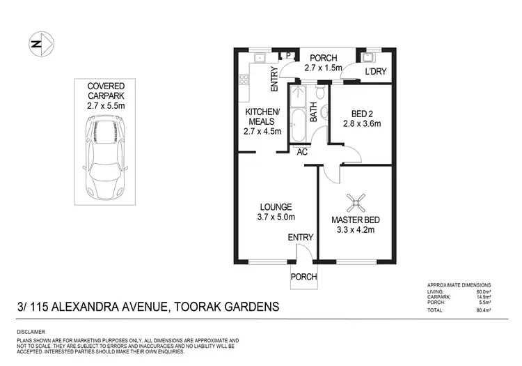 Floorplan of Homely other listing, 3/115 Alexandra Avenue, Toorak Gardens SA 5065