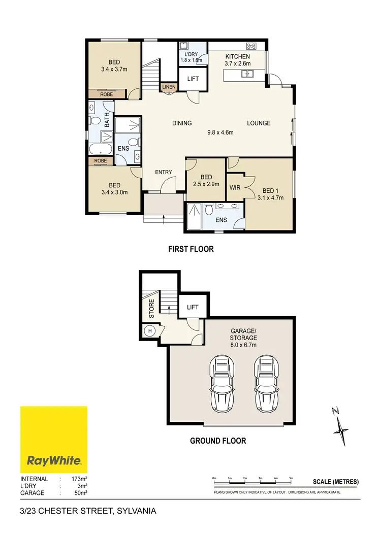 Floorplan of Homely villa listing, 3/23-25 Chester Street, Sylvania NSW 2224