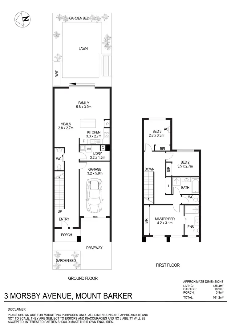 Floorplan of Homely house listing, 3 Morsby Avenue, Mount Barker SA 5251