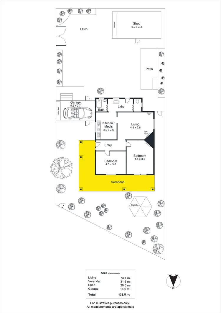 Floorplan of Homely house listing, 2 Welbourne Street, Mitcham SA 5062