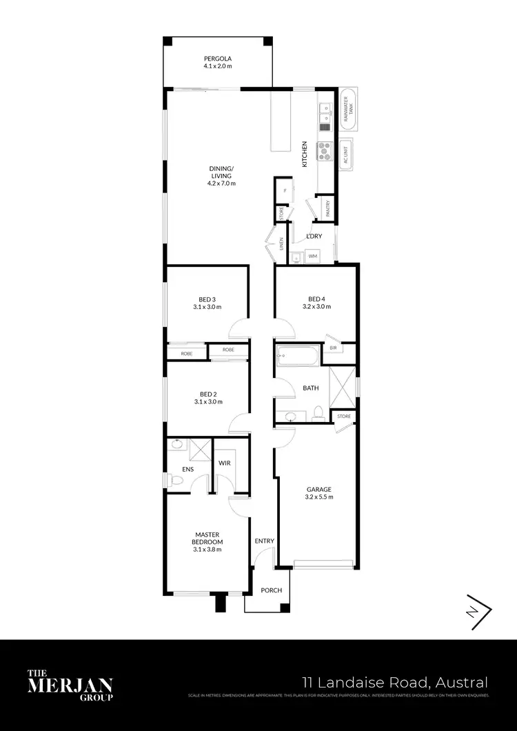 Floorplan of Homely house listing, 11 Landaise Road, Austral NSW 2179