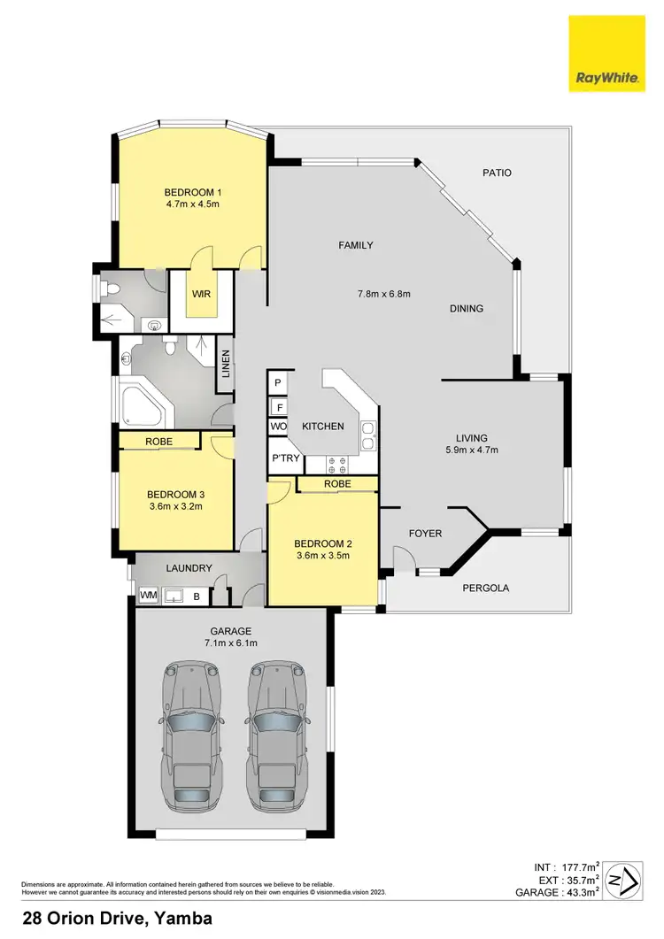 Floorplan of Homely house listing, 28 Orion Drive, Yamba NSW 2464