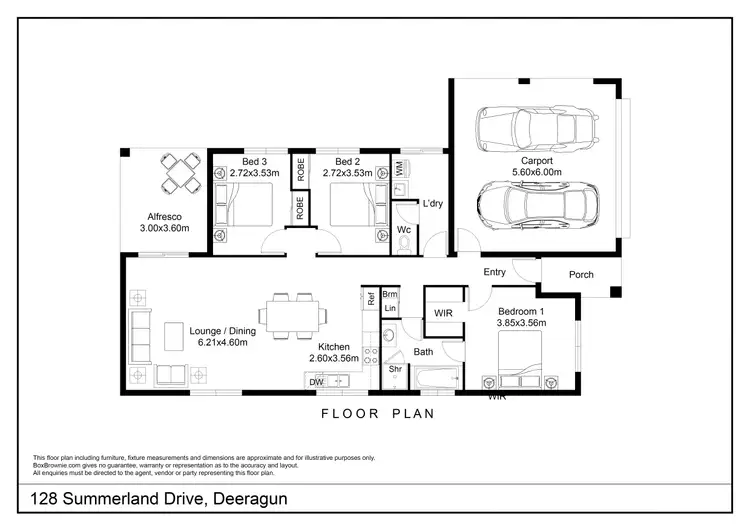 Floorplan of Homely house listing, 128 Summerland Drive, Deeragun QLD 4818