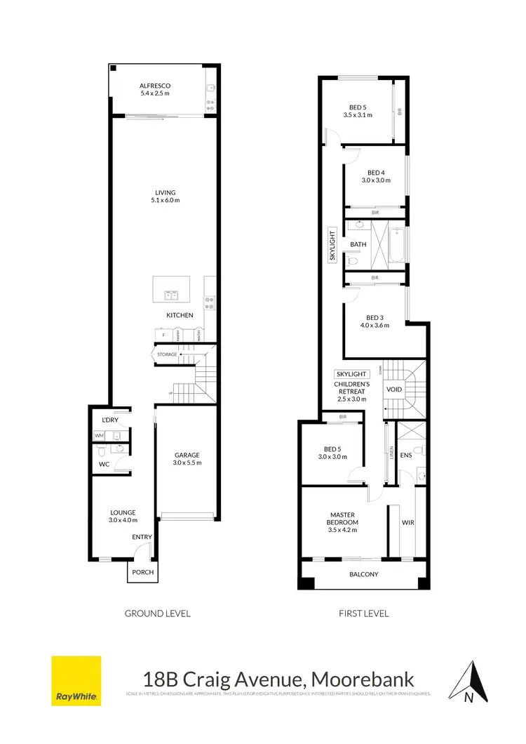 Floorplan of Homely house listing, 18B Craig Avenue, Moorebank NSW 2170