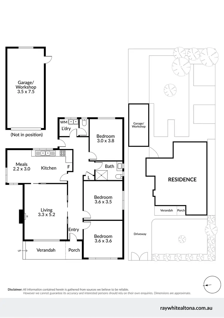 Floorplan of Homely house listing, 12 Seventh Avenue, Altona North VIC 3025