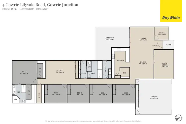 Floorplan of Homely rural property listing, 4 Gowrie-Lilyvale Road, Gowrie Junction QLD 4352