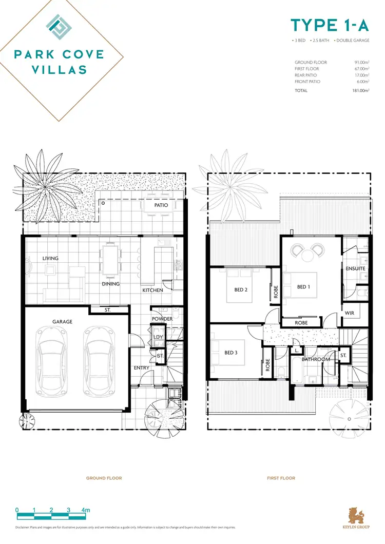 Floorplan of Homely townhouse listing, 18/6 Park Cove Boulevard, Hope Island QLD 4212