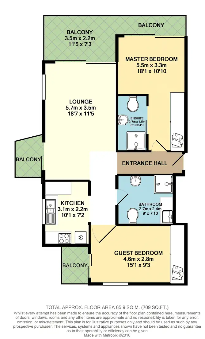 Floorplan of Homely apartment listing, 2301/347 Ann Street, Brisbane City QLD 4000