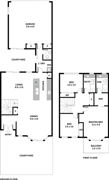 Floorplan of Homely townhouse listing, 88/80 Mcintyre Street, Hendra QLD 4011