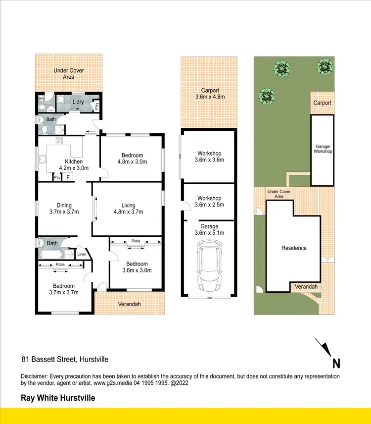 Floorplan of Homely house listing, 81 Bassett Street, Hurstville NSW 2220