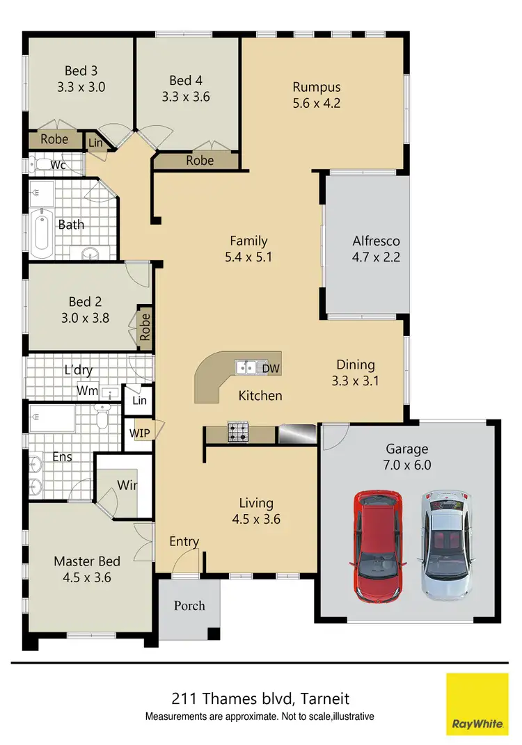 Floorplan of Homely house listing, 211 Thames Boulevard, Tarneit VIC 3029